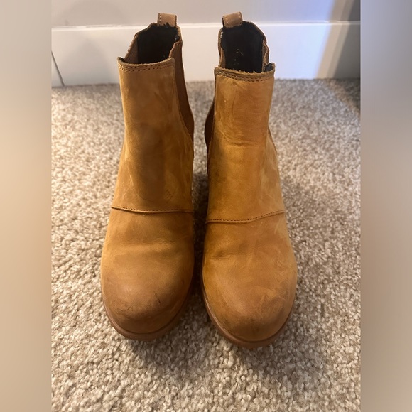 Sorel Chelsea Wedge Camel Brown Sz 7 - Picture 5 of 5